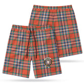 MacFarlane Ancient Tartan Crest Men's Beach Shorts