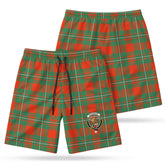 MacGregor Ancient Tartan Crest Men's Beach Shorts