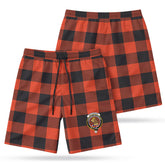 MacGregor Rob Roy Ancient Tartan Crest Men's Beach Shorts