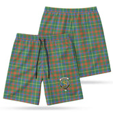 MacIntosh Hunting Ancient Tartan Crest Men's Beach Shorts