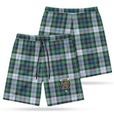 MacKenzie Dress Ancient Tartan Crest Men's Beach Shorts