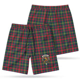 MacKintosh Hunting Modern Tartan Crest Men's Beach Shorts