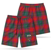 MacPhail Clan Tartan Crest Men's Beach Shorts