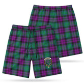 McArthur - Milton Tartan Crest Men's Beach Shorts
