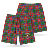 McCulloch Tartan Crest Men's Beach Shorts