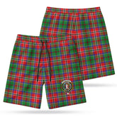 McCullough Tartan Crest Men's Beach Shorts