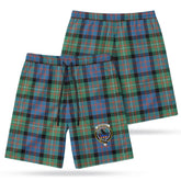 McDonnell of Glengarry Ancient Tartan Crest Men's Beach Shorts