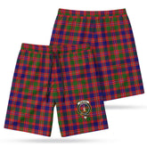 McIntyre Modern Tartan Crest Men's Beach Shorts
