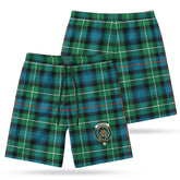 McKenzie Ancient Tartan Crest Men's Beach Shorts
