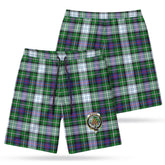 McKenzie Dress Modern Tartan Crest Men's Beach Shorts