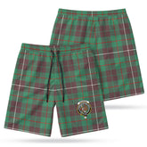 McKinnon Hunting Ancient Tartan Crest Men's Beach Shorts