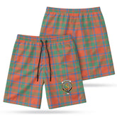McKintosh Ancient Tartan Crest Men's Beach Shorts
