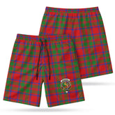 McKintosh Modern Tartan Crest Men's Beach Shorts