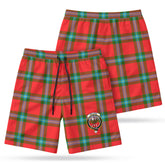 McLaine of Loch Buie Tartan Crest Men's Beach Shorts