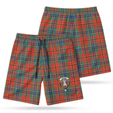 McLean of Duart Ancient Tartan Crest Men's Beach Shorts