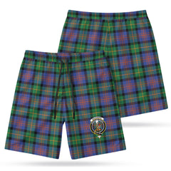 McLennan Ancient Tartan Crest Men's Beach Shorts