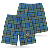 McLeod of Harris Ancient Tartan Crest Men's Beach Shorts