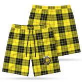 McLeod of Lewis Modern Tartan Crest Men's Beach Shorts