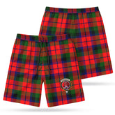 McNaughton Modern Tartan Crest Men's Beach Shorts
