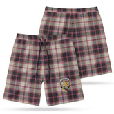 McPherson Hunting Ancient Tartan Crest Men's Beach Shorts