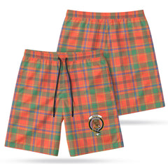 Munro Ancient Tartan Crest Men's Beach Shorts