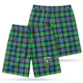 Murray of Atholl Ancient Tartan Crest Men's Beach Shorts