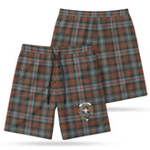 Murray of Atholl Weathered Tartan Crest Men's Beach Shorts