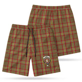 Reid Ancient Tartan Crest Men's Beach Shorts