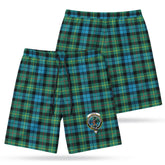 Rollo Ancient Tartan Crest Men's Beach Shorts