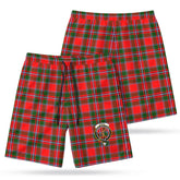 Spens (or Spence) Tartan Crest Men's Beach Shorts