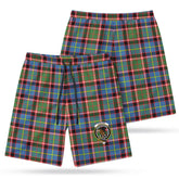 Stirling (of Keir) Tartan Crest Men's Beach Shorts