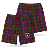 Tennant Tartan Crest Men's Beach Shorts