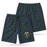 Walker Hunting Tartan Crest Men's Beach Shorts