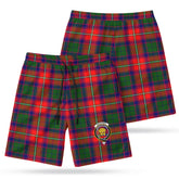 Wauchope (or Waugh) Tartan Crest Men's Beach Shorts