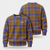 Balfour Modern Tartan Crest Sweater