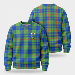 Barclay Hunting Ancient Tartan Crest Sweater