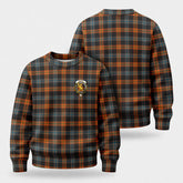 Broun Ancient Tartan Crest Sweater