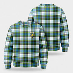 Campbell Dress Tartan Crest Sweater