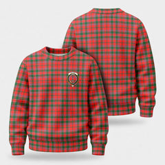 Dalziel Modern Tartan Crest Sweater