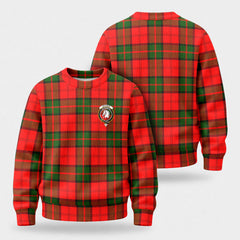 Dunbar Modern Tartan Crest Sweater