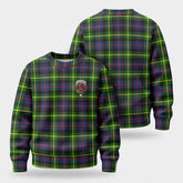 Farquharson Modern Tartan Crest Sweater