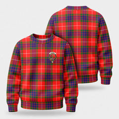 Fraser (of Lovat) Modern Tartan Crest Sweater
