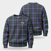 Guthrie Modern Tartan Crest Sweater