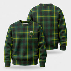 MacArthur Modern Tartan Crest Sweater