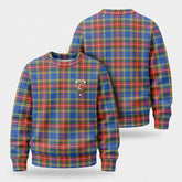 MacBeth Modern Tartan Crest Sweater