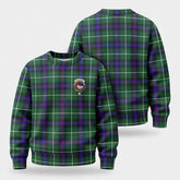 MacDonald of the Isles Hunting Modern Tartan Crest Sweater
