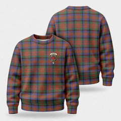 MacDuff Hunting Modern Tartan Crest Sweater