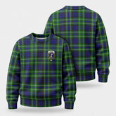 MacNeil of Colonsay Modern Tartan Crest Sweater