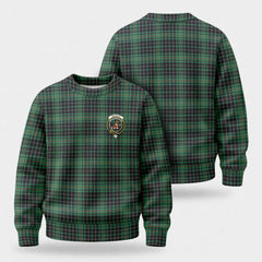 McAulay Hunting Ancient Tartan Crest Sweater