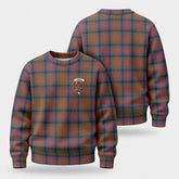 McDuff Hunting Modern Tartan Crest Sweater
